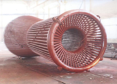 为河南义马集团生产的260T/H水冷分离器